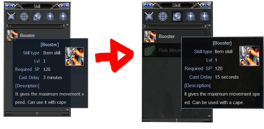 Booster cooldown reduced to 15 seconds in latest RF Online update