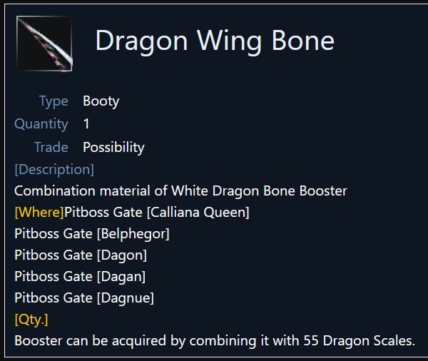 dragon wing - white dragon armor - rf online redfox