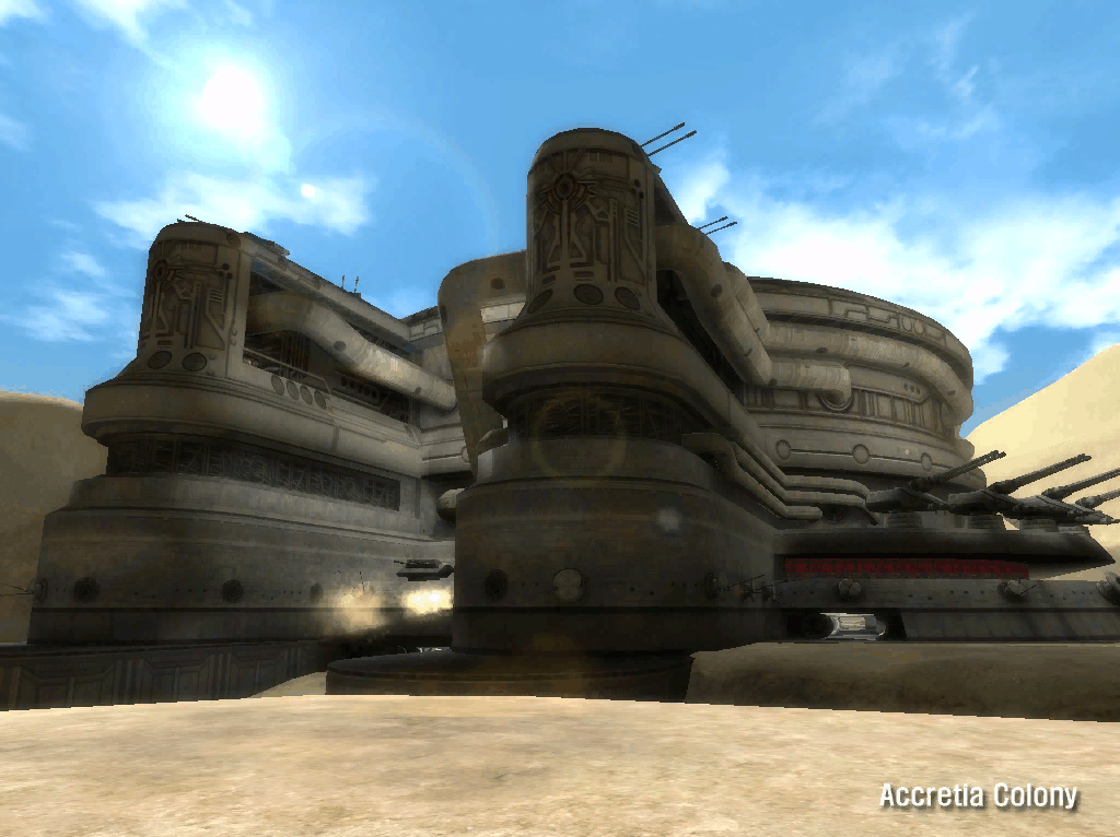 Accretia HQ loading screen map in RF Online retail giga 3.