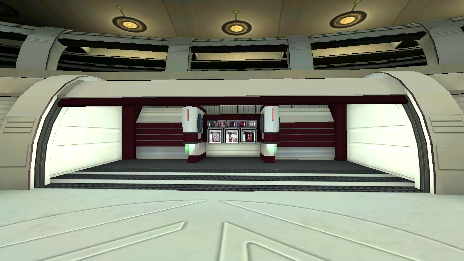 NPC Stall in Accretia HQ in RF Online Alpha pre-release version 2002.
