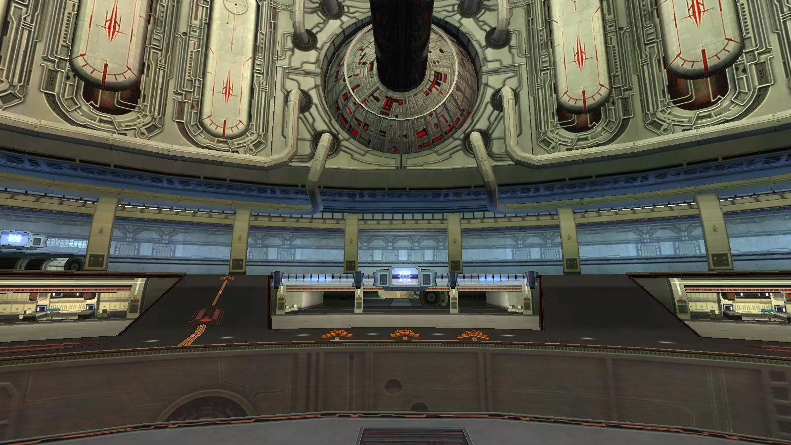 Stairs to Entrance Gate 2 (Respawn area in HQ) in RF Online Alpha giga4 (2006)- eps 2 until now.