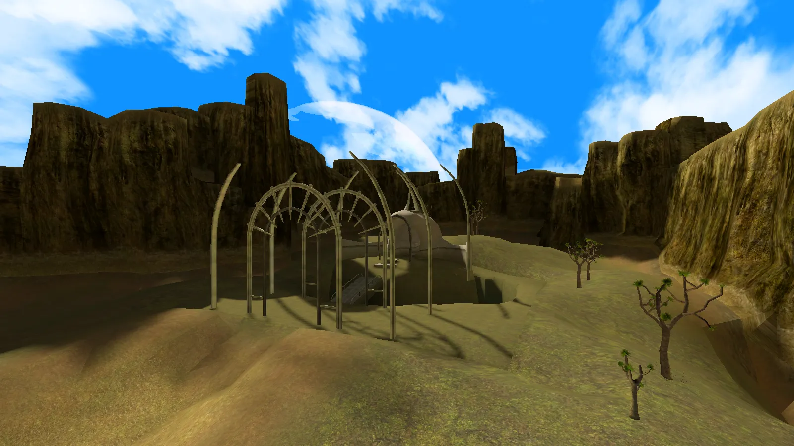 Snatcher Shrine design prototype in RF Online alpha pre-release 2002 version.