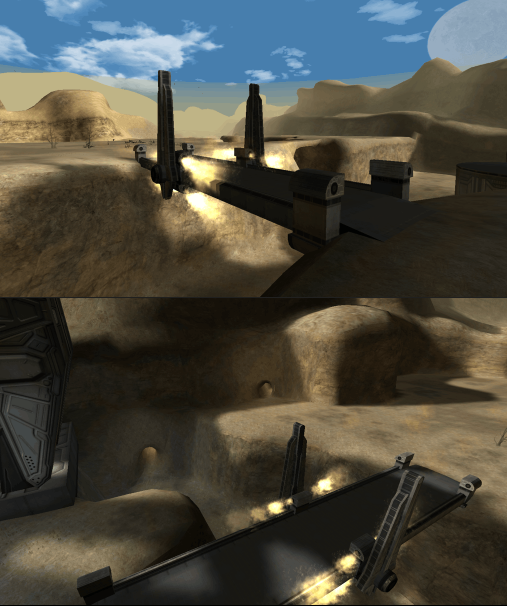 2004 version of Accretia HQ bridges