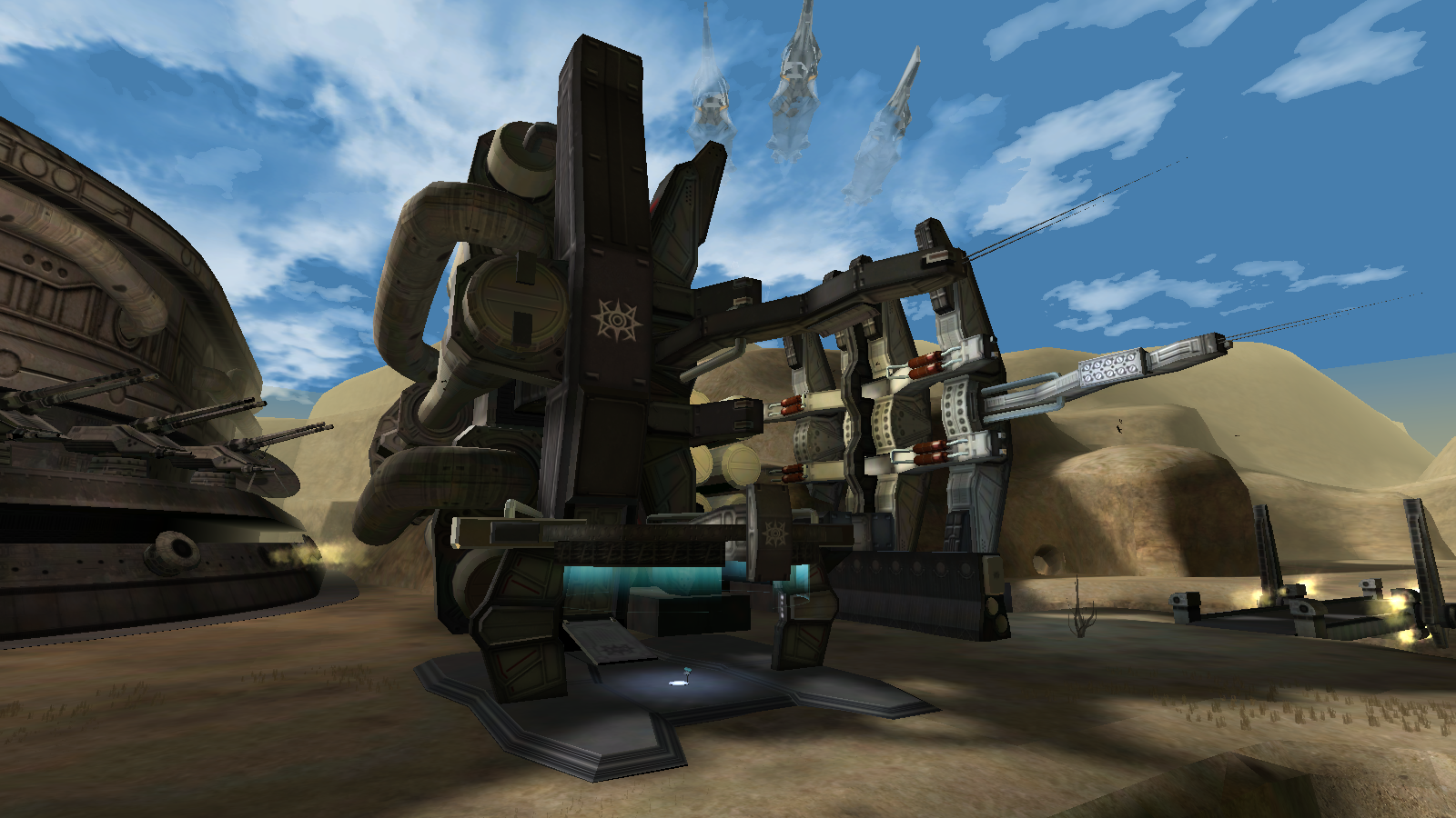 new launch pad added in 2004, cartella airship will transport accretians to Ether of Heaven map.