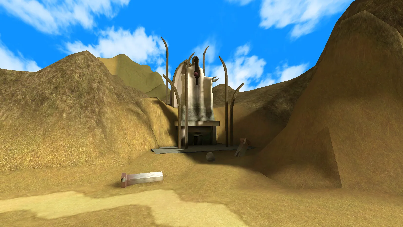 Ancient Altar area of Accretia HQ map in RF Online alpha pre-release (2002).