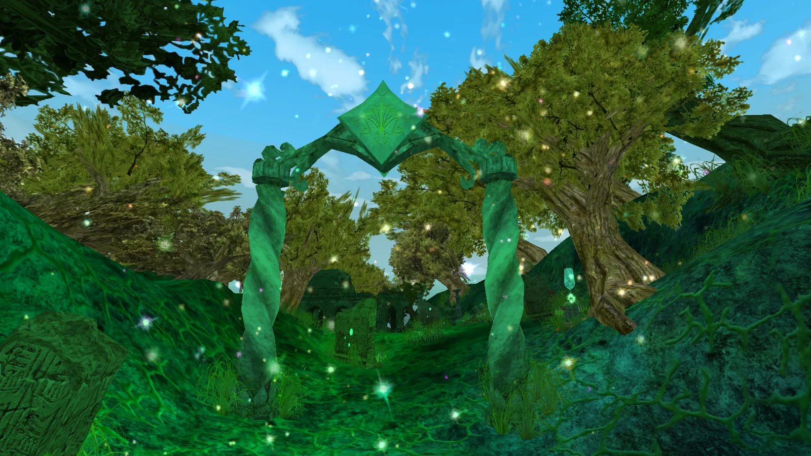 The gate of Echo Forest.