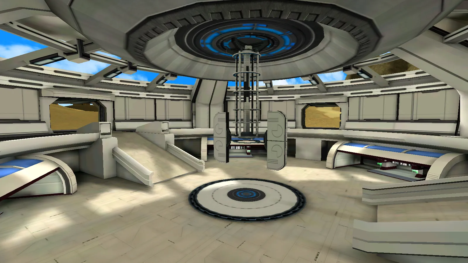 First design of Inside Accretia Port. in RF Online alpha pre-release (2002).