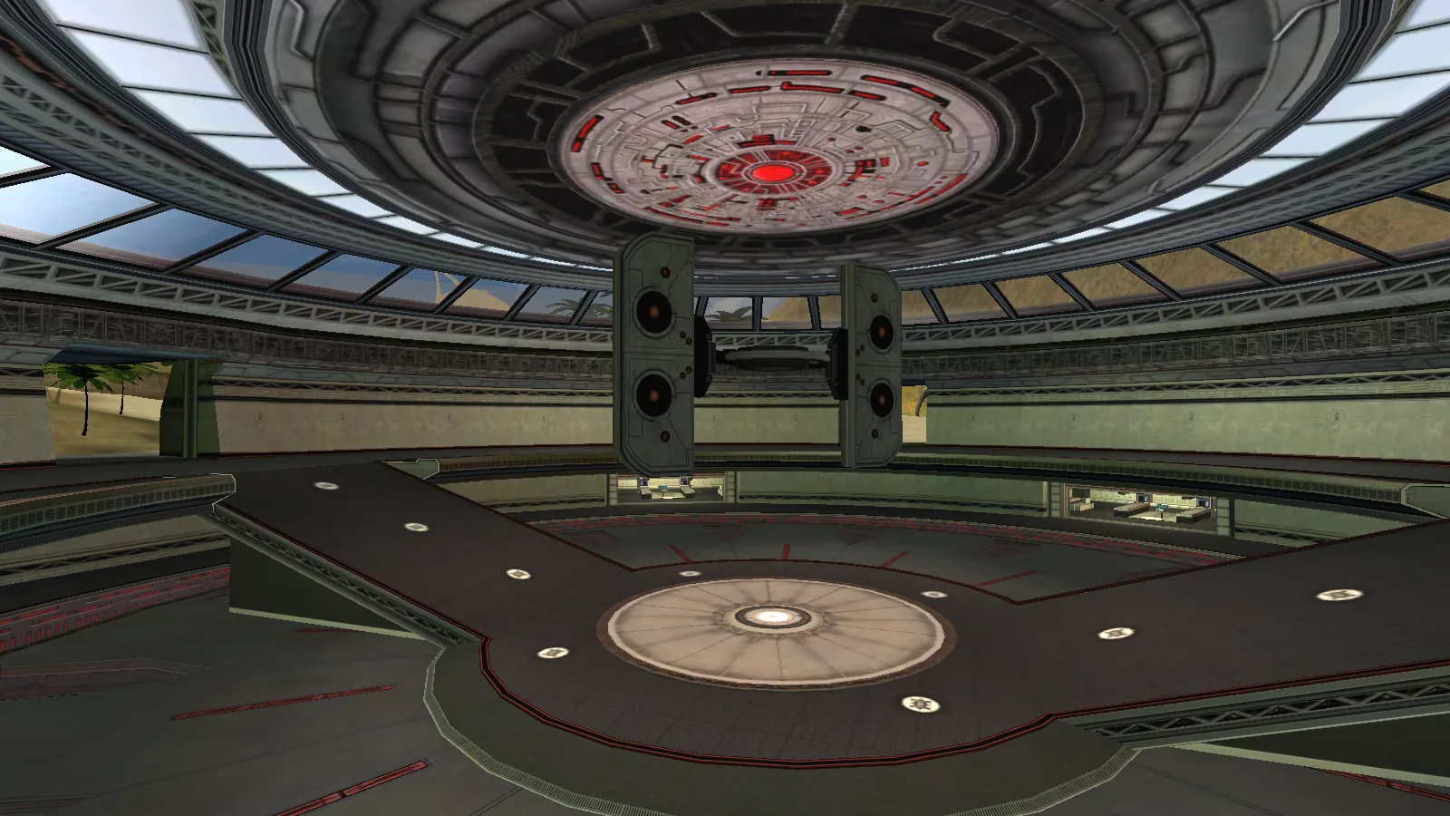 Inside of Accretia Port. (Accretia Outpost) in RF Online final update (2006) until now.