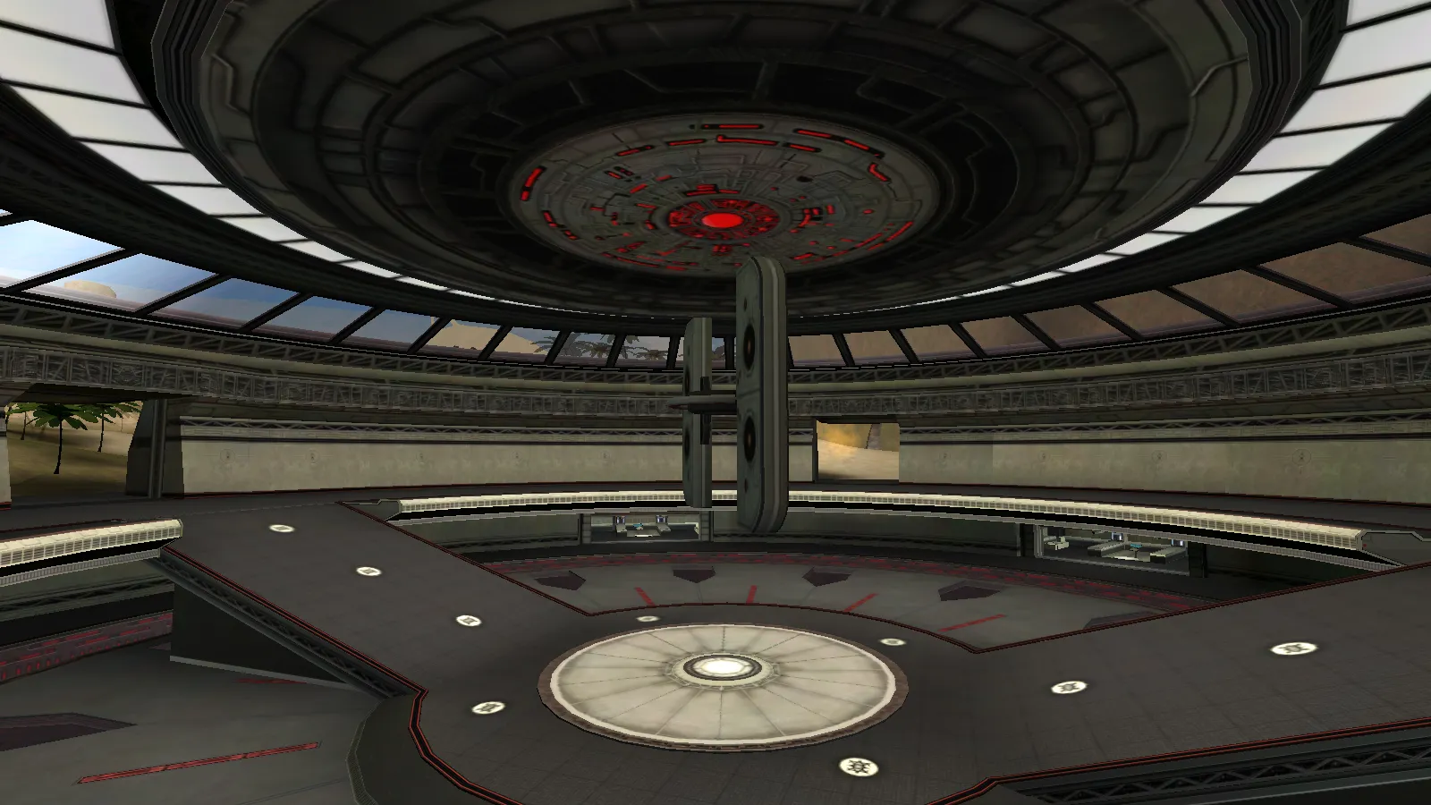 Inside of Accretia Port. reworked in RF Online retail giga 3 update (2004).