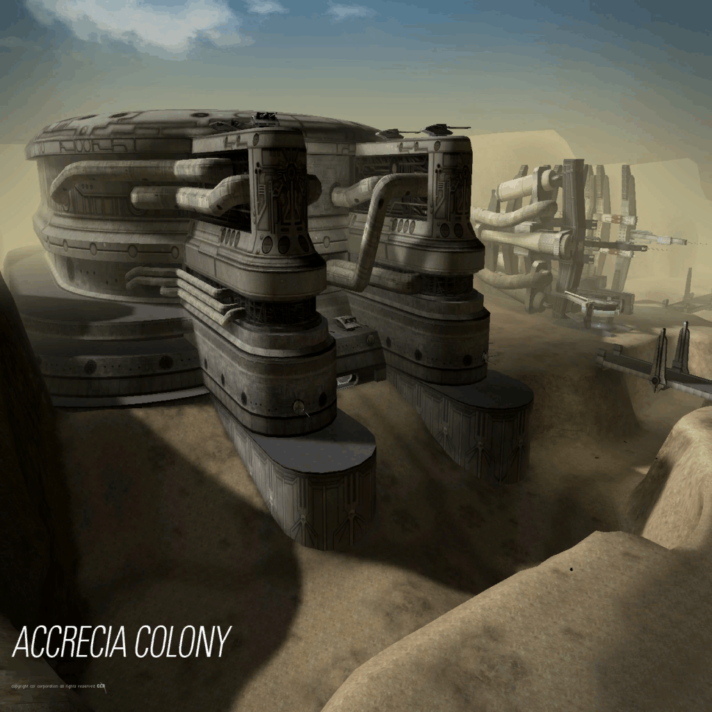 Accretia HQ loading screen map in RF Online eps 2 until now.