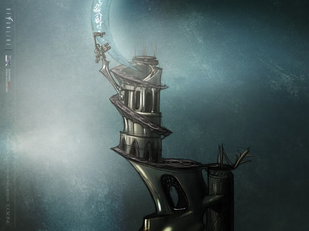 RF Online Planet War Concept Art.