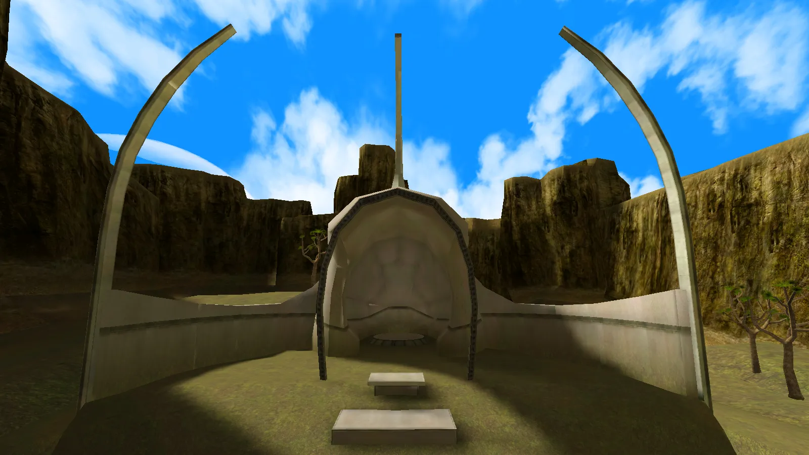 Snatcher Shrine design prototype in RF Online alpha pre-release 2002 version.
