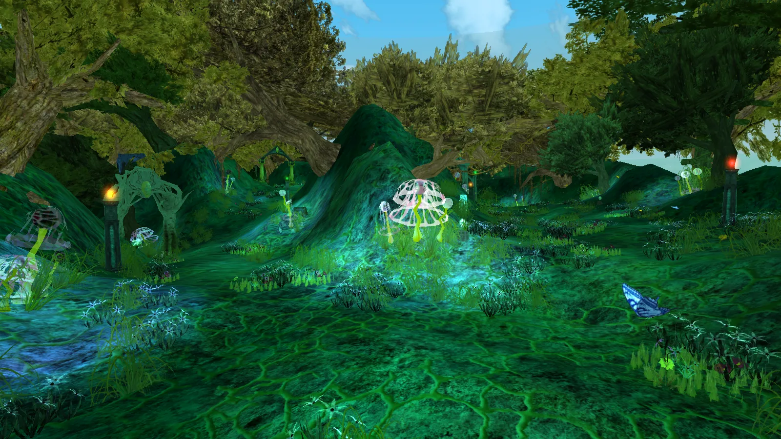From Ancestors's Historic site area, you will find T-junction. Go to right if you want to Pioneer's Trail, or go to left if you want to go to Nazal's Footsteps.