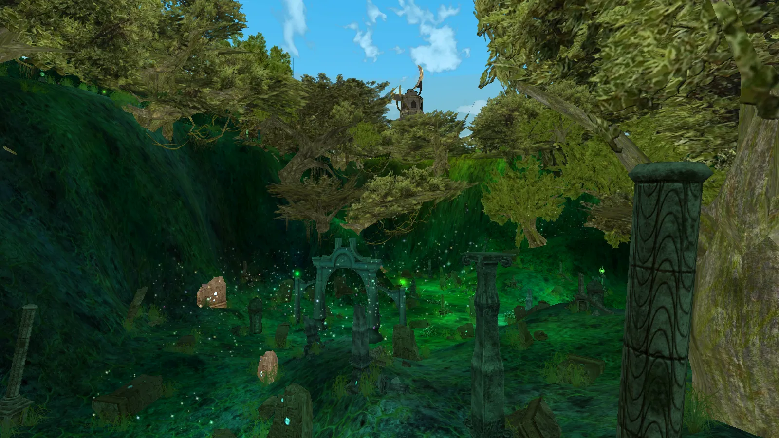In Trail of Undertanding area you can see Tower of Prophecy of Elf Ruins.