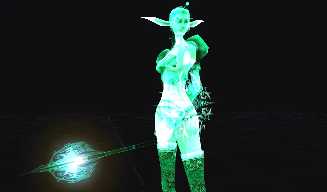 Elf Sorceress idle
