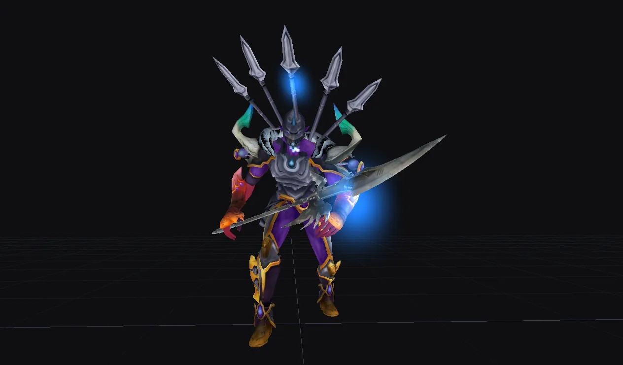 Elder Warlord ready to attack