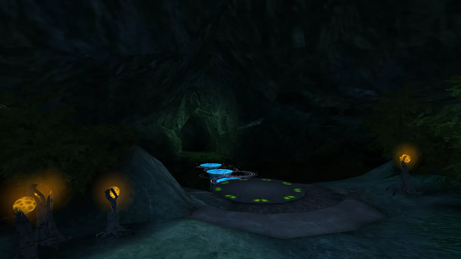 Spawn Portal from Hill of Dead in Early Dawn Pathway area.