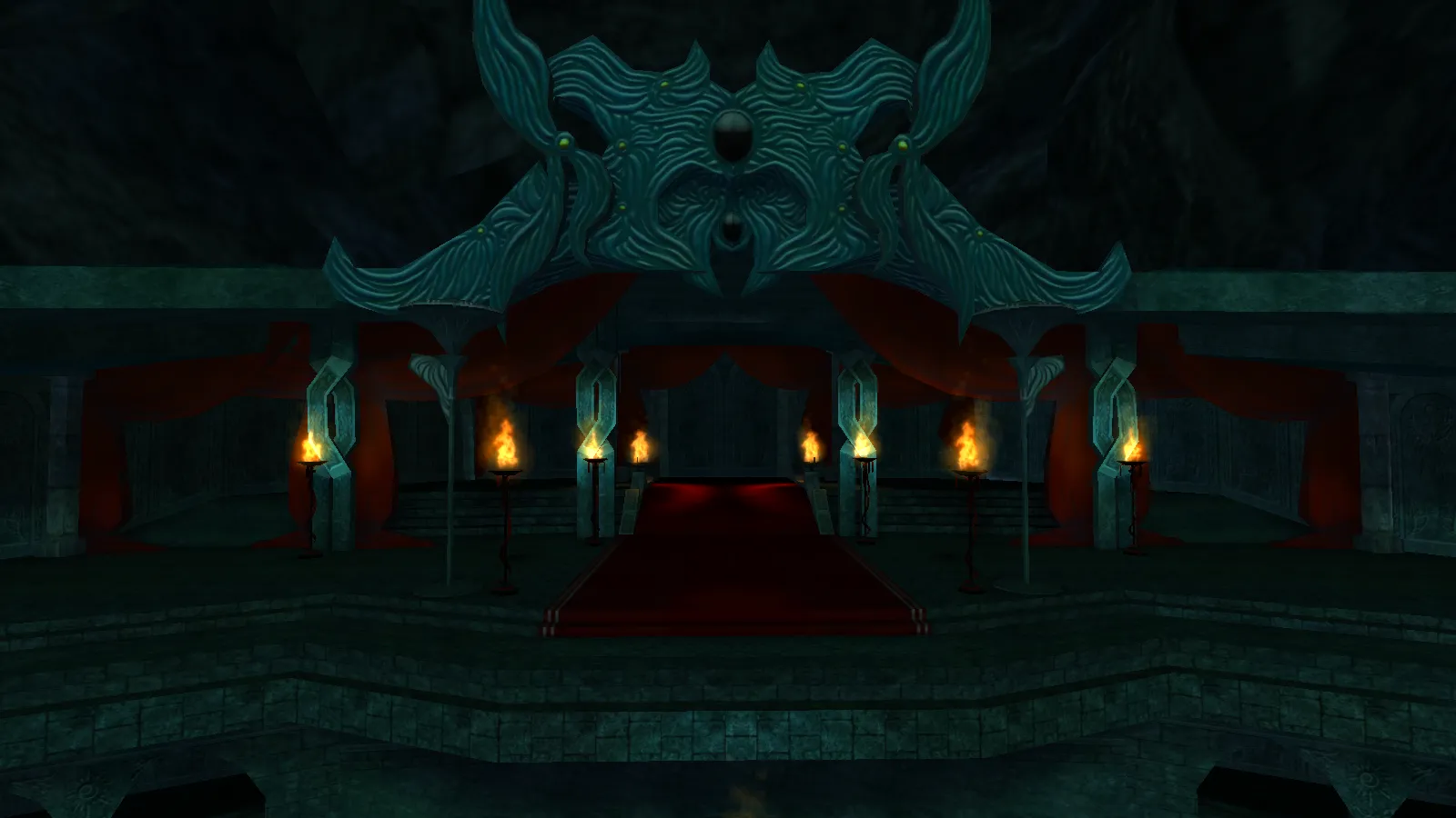 Closer look of Throne Pavilion