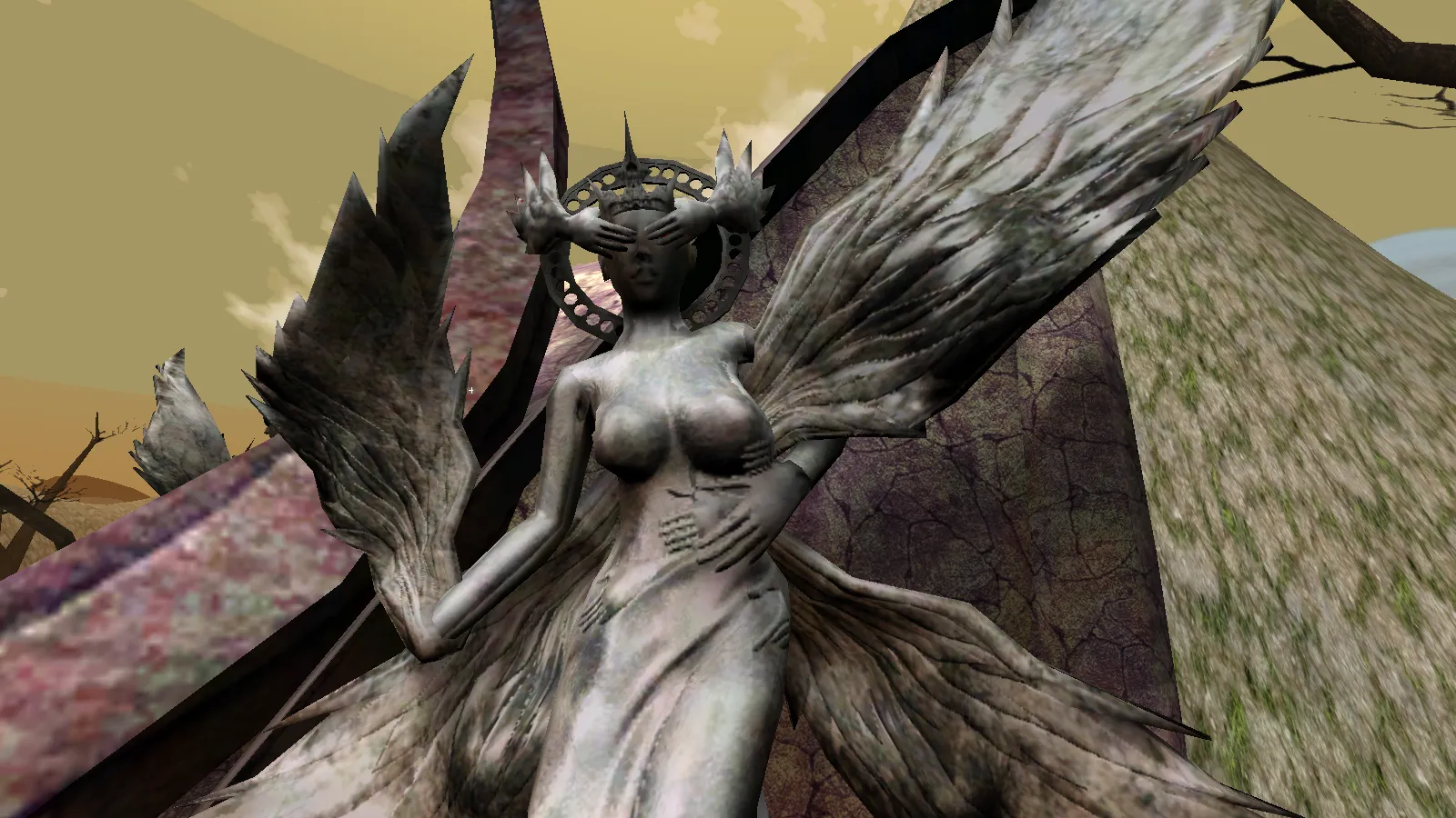 Winged Statue of Threshold of Pain