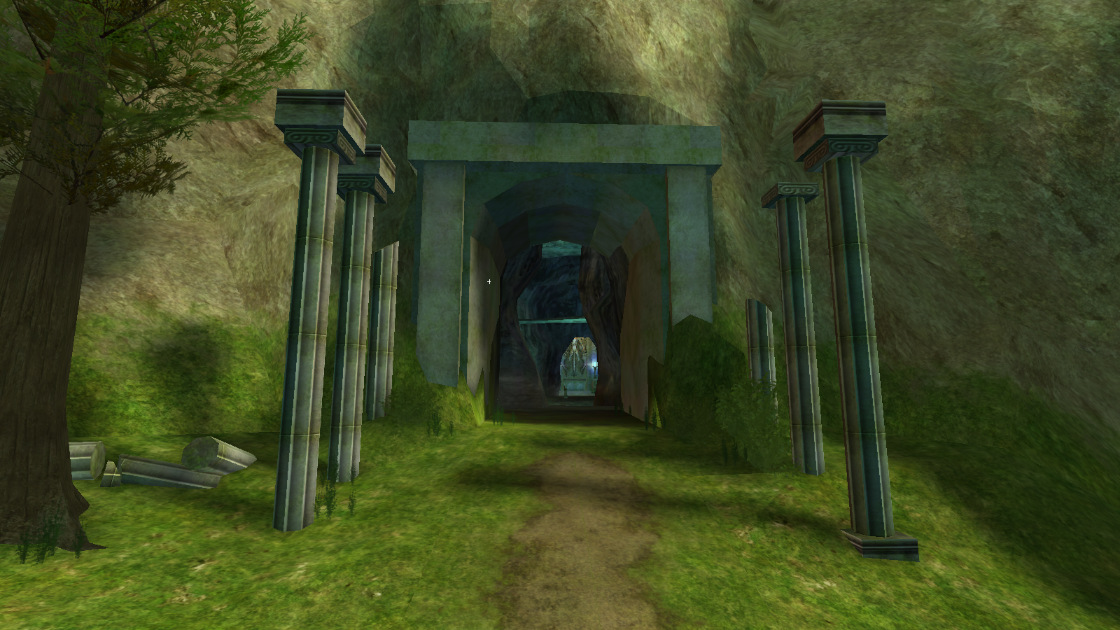 South entrance of Hunter Cave (from Spire Forest)
