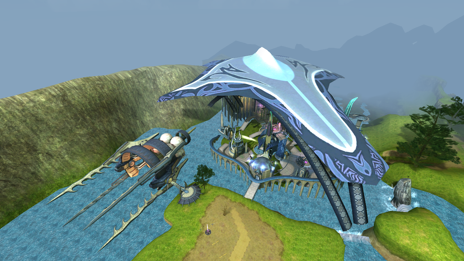 Cora HQ building is really look like a ship just like in a map.